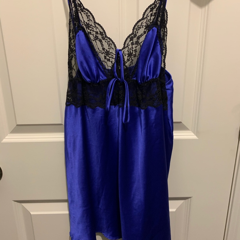 Victoria’s Secret Black Lace and Purple Lingerie